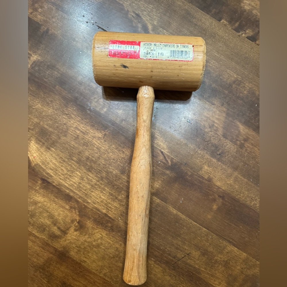 Vintage  primtive Wooden Mallet for Home